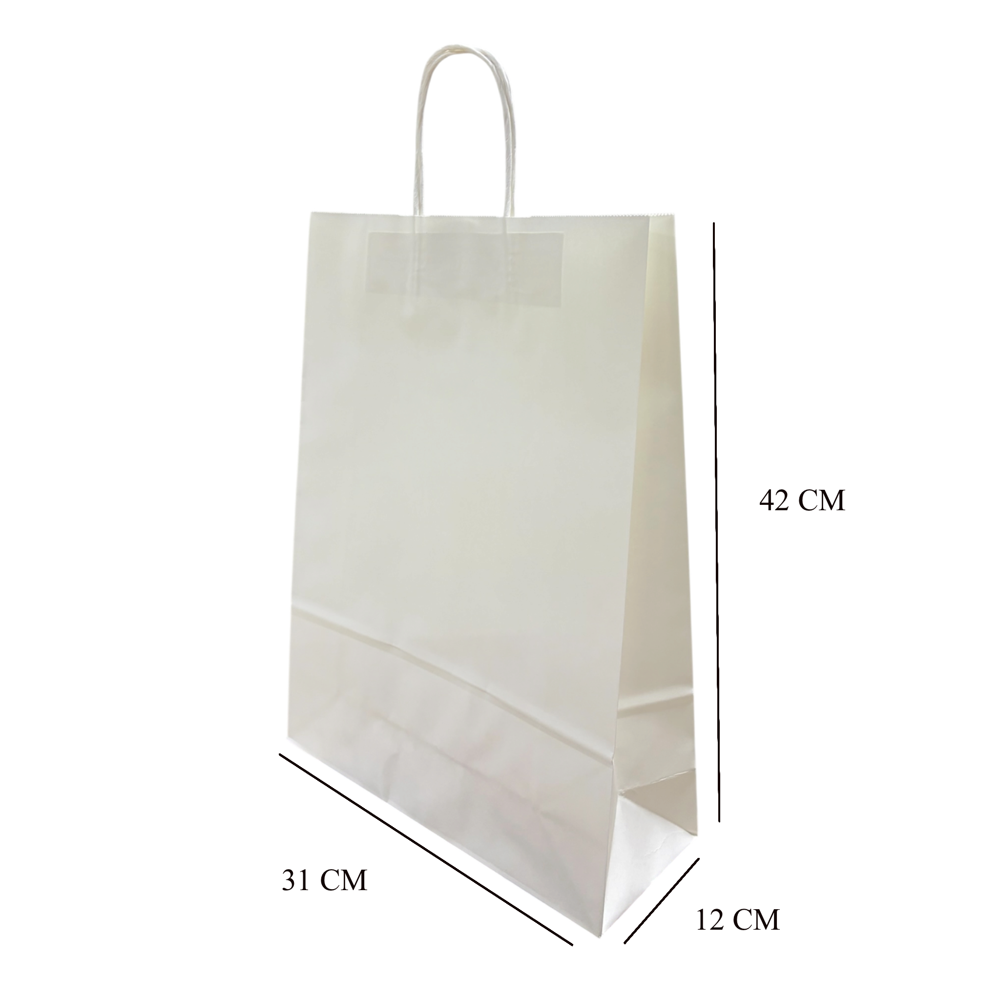 Bolsa de Papel Blanco Modelo GGK1 PT