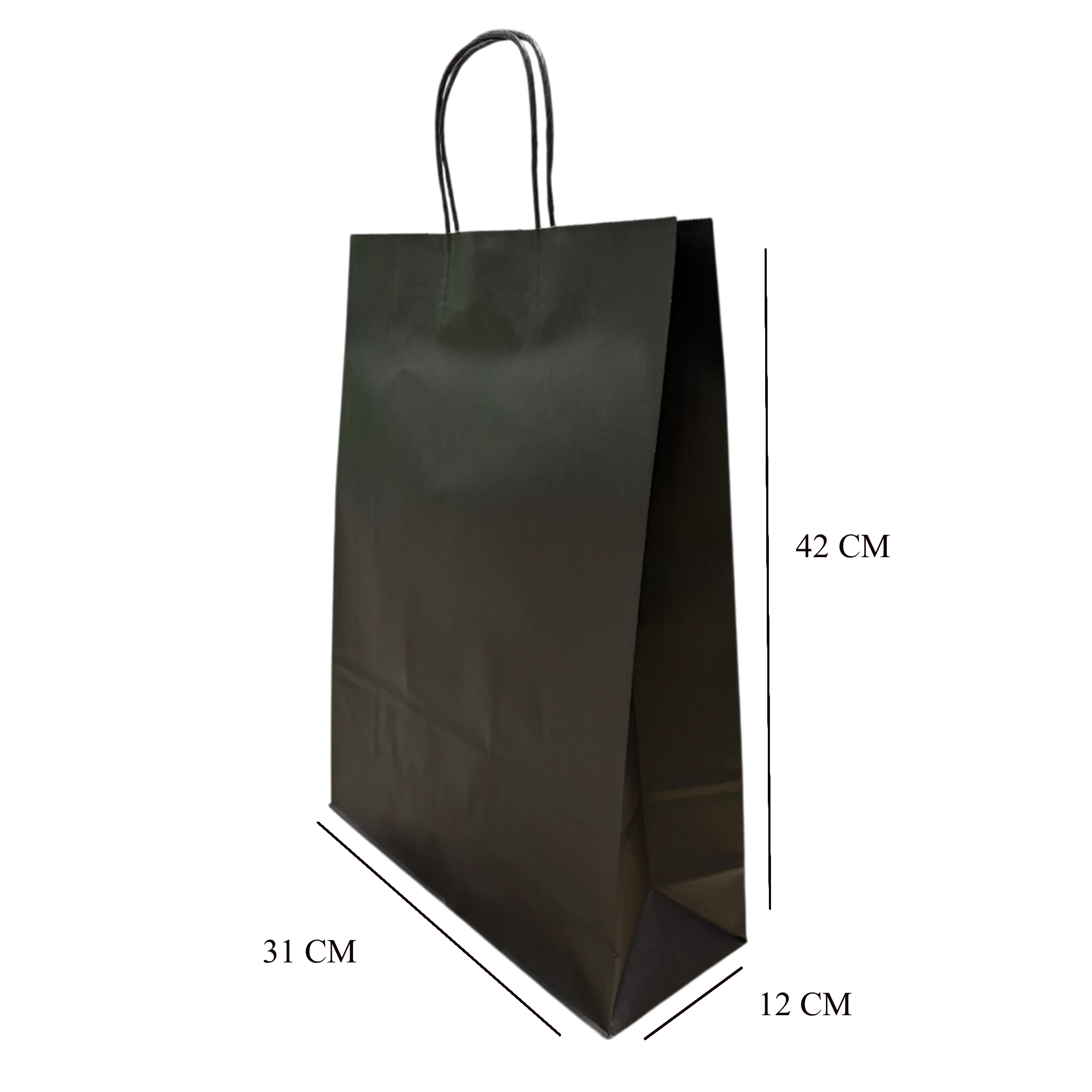 Bolsa de Papel Negro Modelo GGK1PT