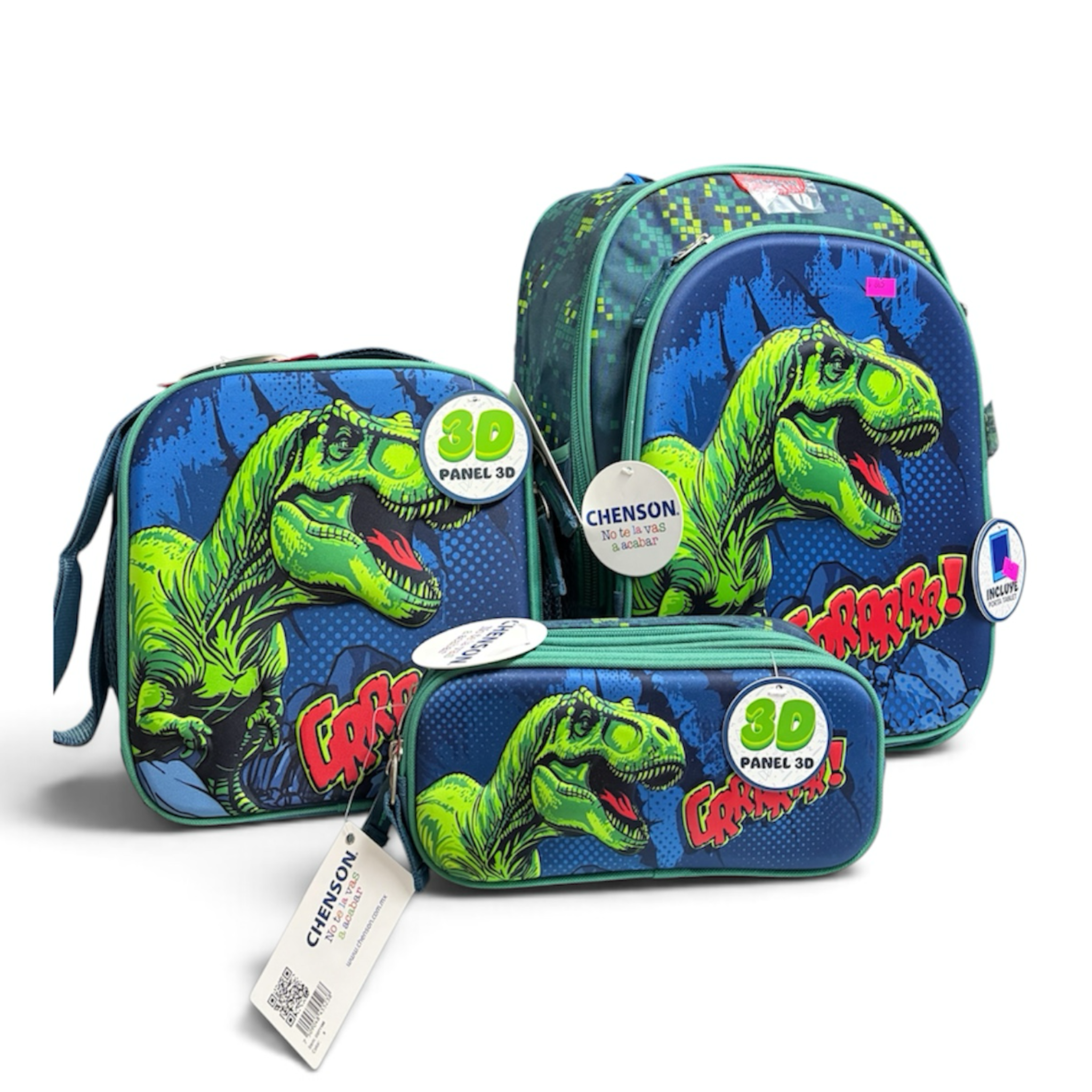 Combo Escolar Dino CHENSON