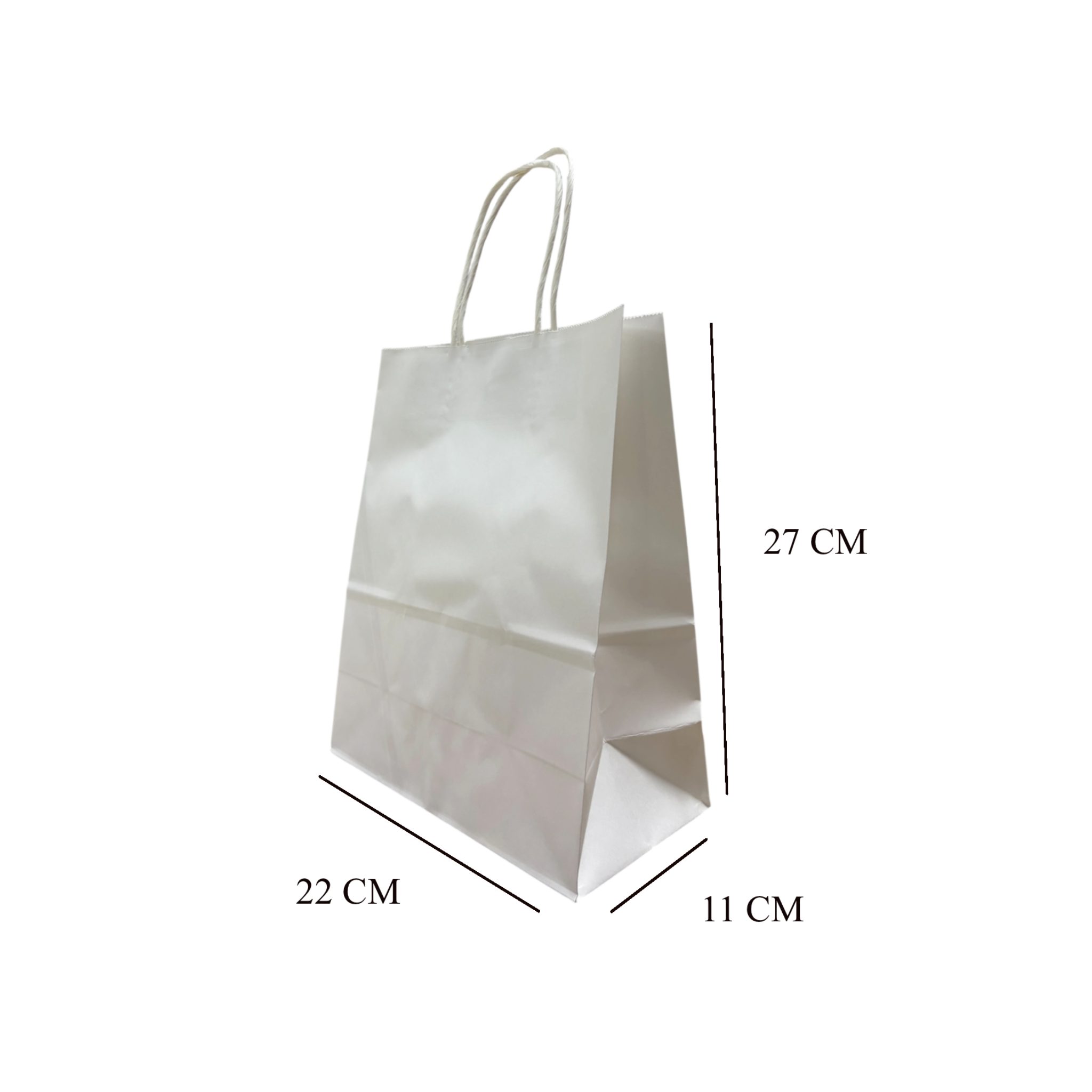 Bolsa de Papel Blanco Modelo GGK3PT