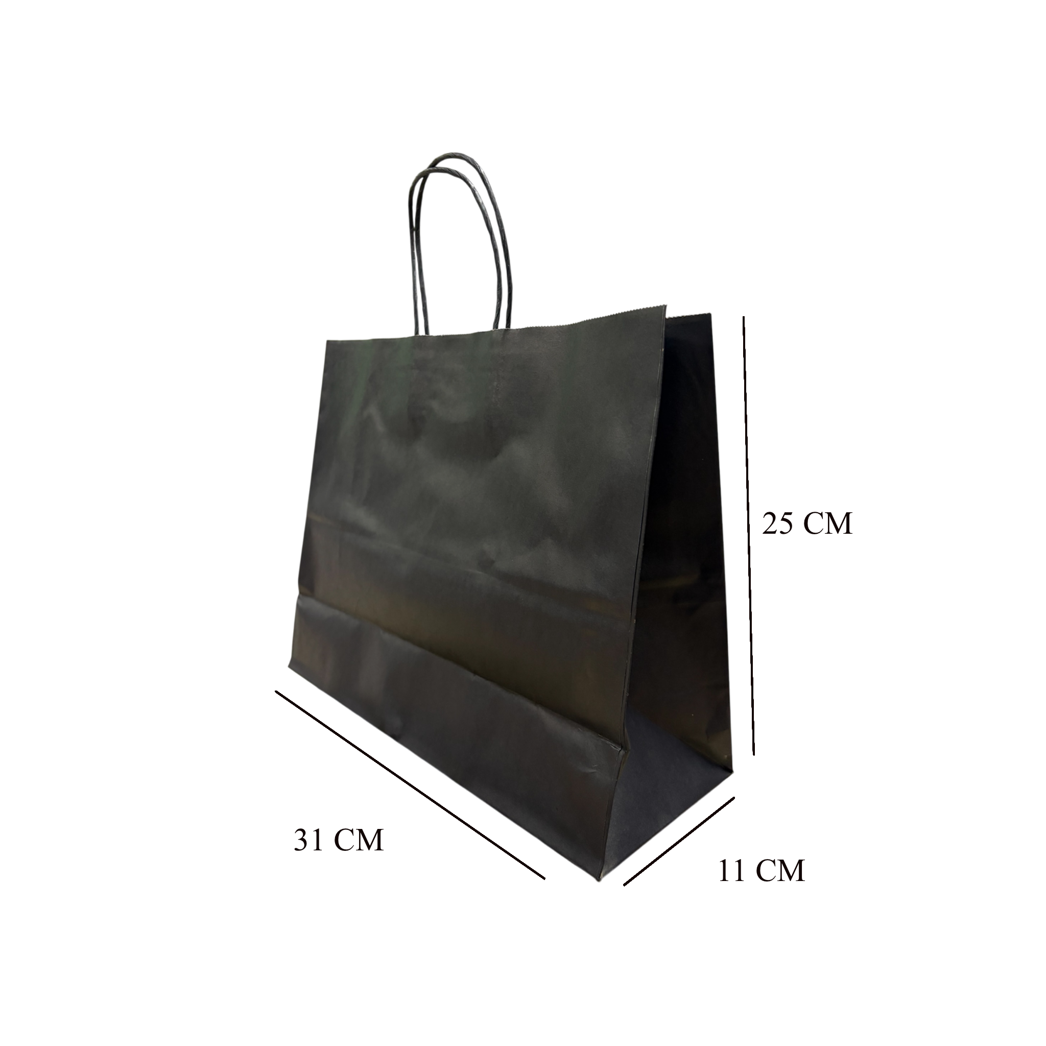 Bolsa de Papel Negro Modelo GGK6PT