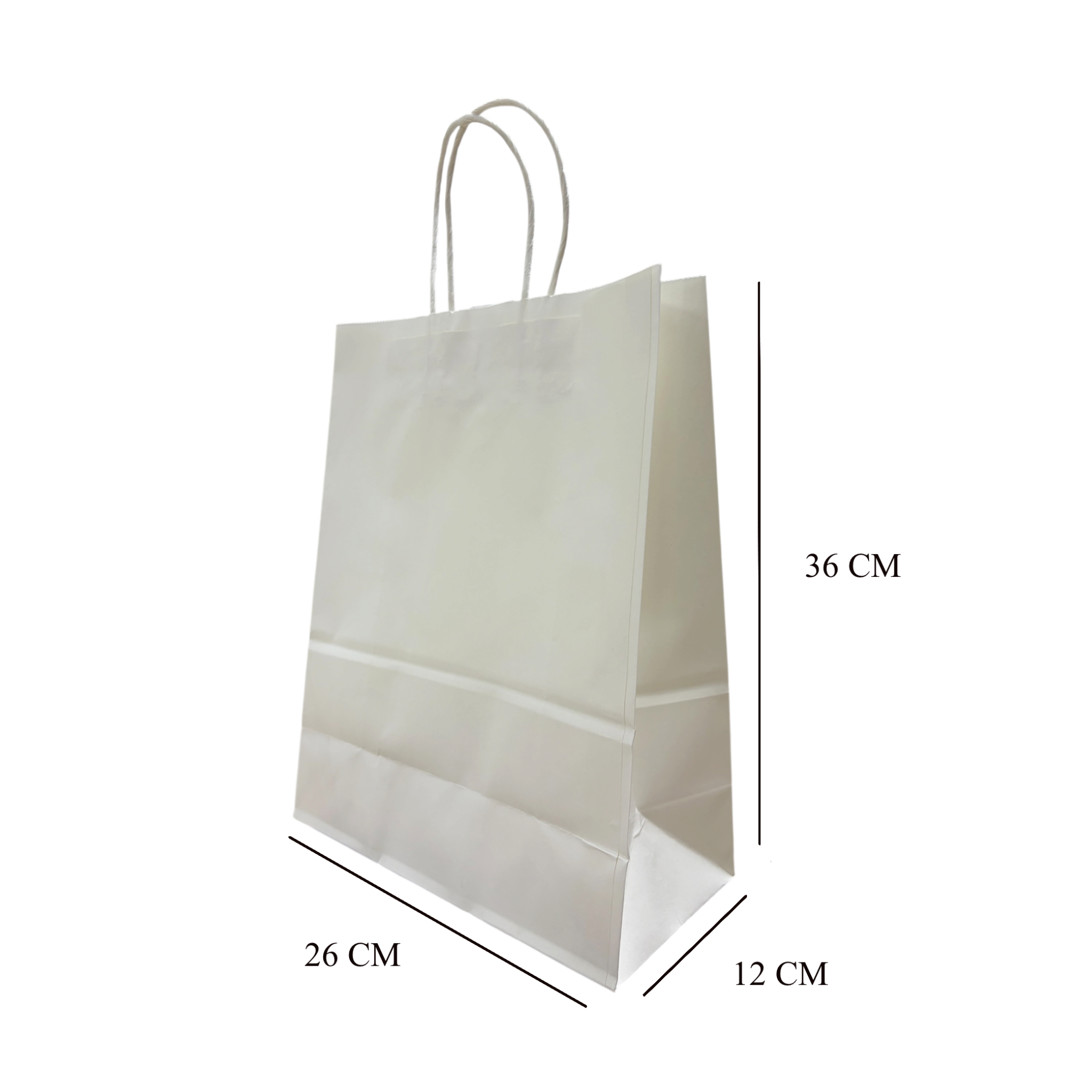 Bolsa de Papel Blanco Modelo GGK2PT