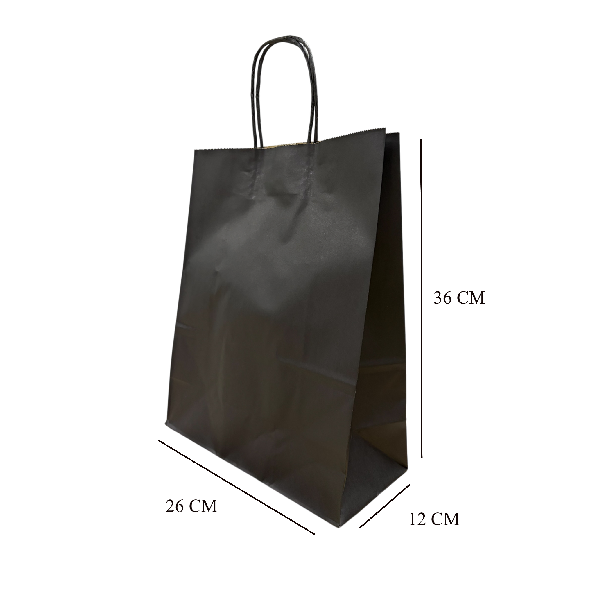 Bolsa de Papel Negro Modelo GGK2PT