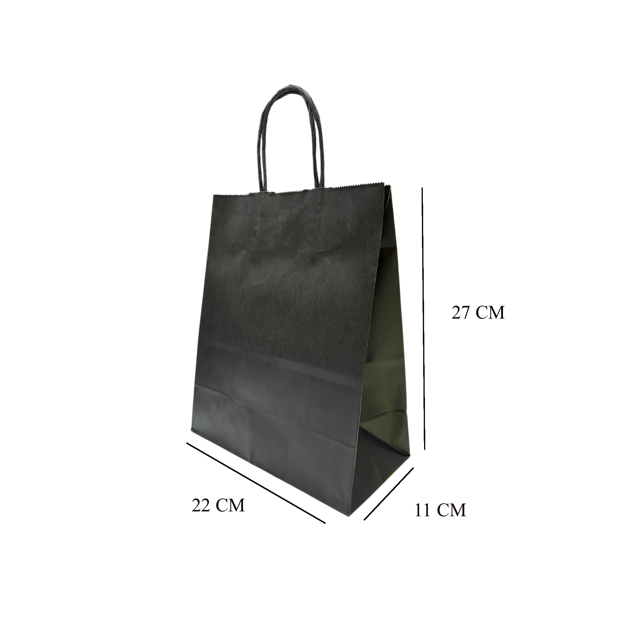 Bolsa de Papel Negro Modelo GGK3PT