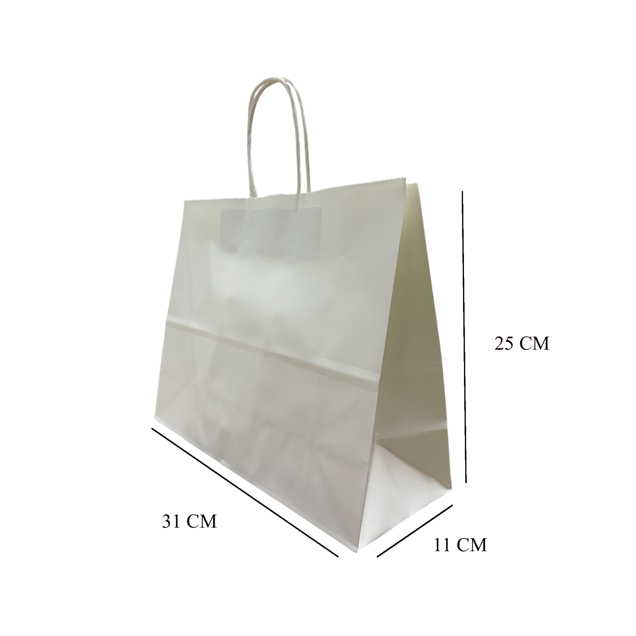 Bolsa de Papel Blanco Modelo GGK6PT